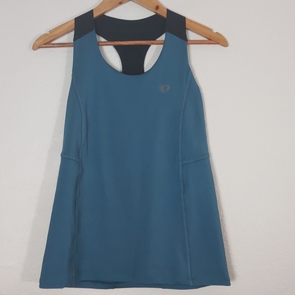 Pearl Izumi Teal Blue Racerback Tank Top